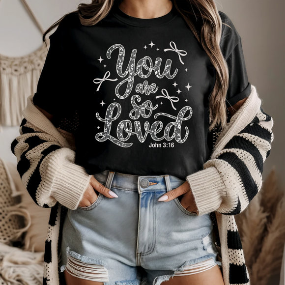 You are loved (white)