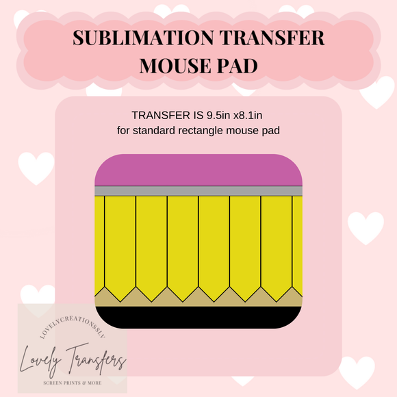 D10 - Sublimation Mouse Pad Transfer
