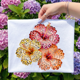 Hibiscus Faux Rhinestones