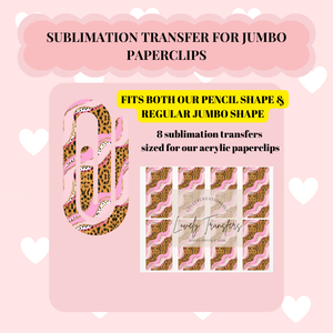 Cheetah Swirl Sublimation Transfer