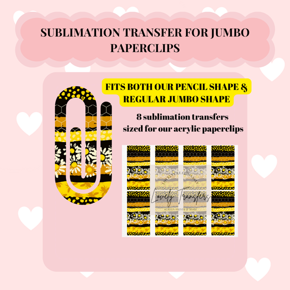 Honey Bee Sublimation Transfer