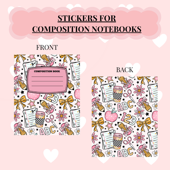 Stickers For Notebooks N14- STICKER for Notebook – Lovely Transfers