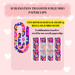 Bright Flowers Sublimation Transfer