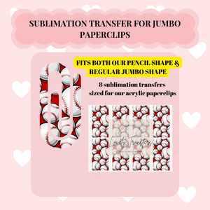 Baseball Sublimation Transfer