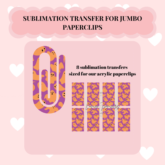 Orange Ghost Sublimation Transfer
