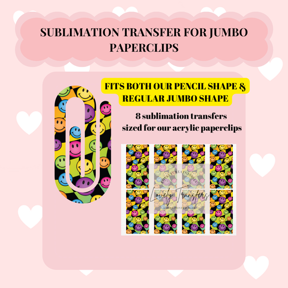 Smiley Bright Sublimation Transfer