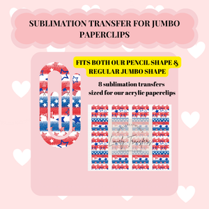 4th of July Sublimation Transfer