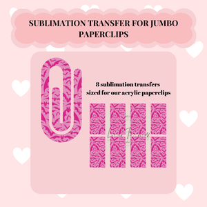 Pink Bats Sublimation Transfer