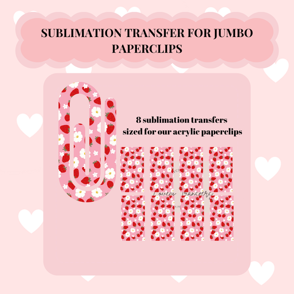 Cute Berries Sublimation Transfer