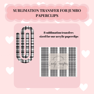 Plaid Sublimation Transfer