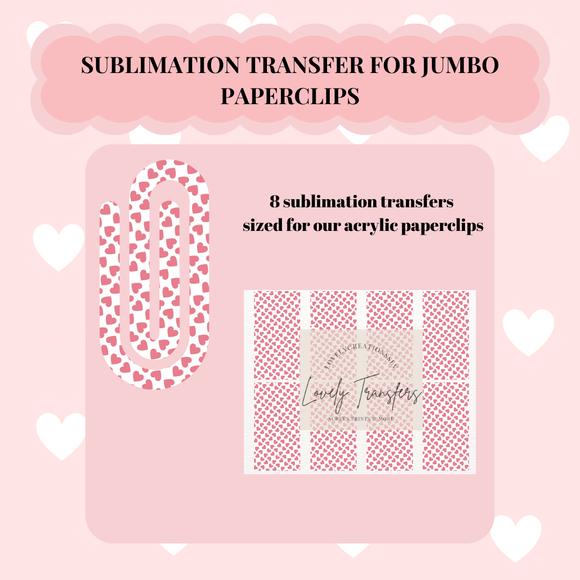 Heart Sublimation Transfer