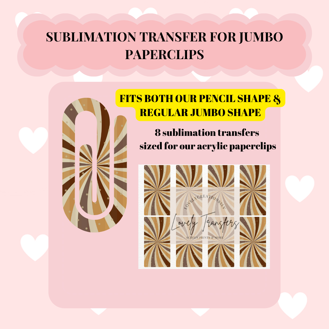 Brown Swirl Transfer – Lovely Transfers