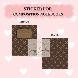 C27 - STICKER for Notebook