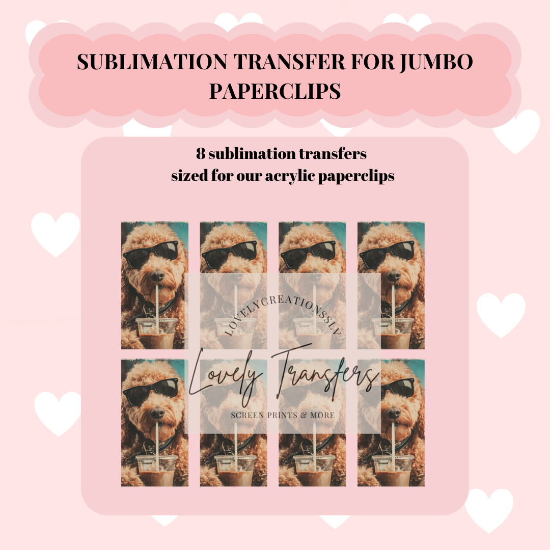 Cool Dog Sublimation Transfer – Lovely Transfers