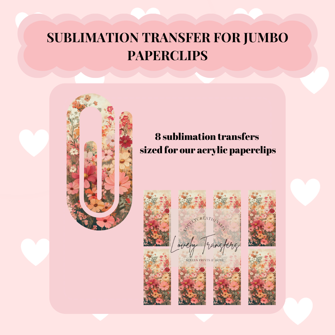 Spring Flowers Sublimation Transfer – Lovely Transfers
