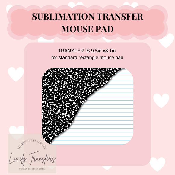 Design 2 - Sublimation Mouse Pad Transfer
