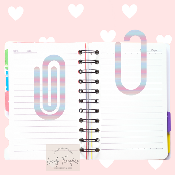 Pastel Lines Paperclip