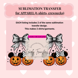 A3 - Sublimation Transfers for APPAREL