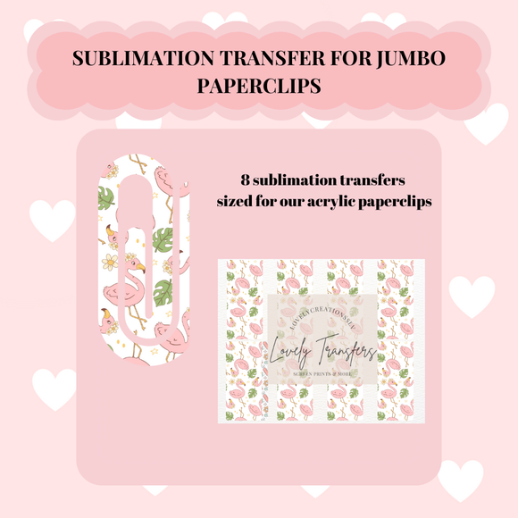 Flamingo Sublimation Transfer