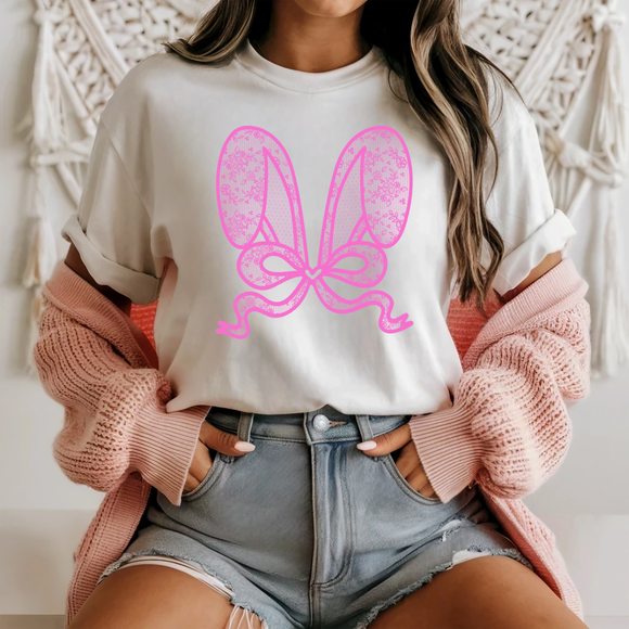 Pink Lace Ears