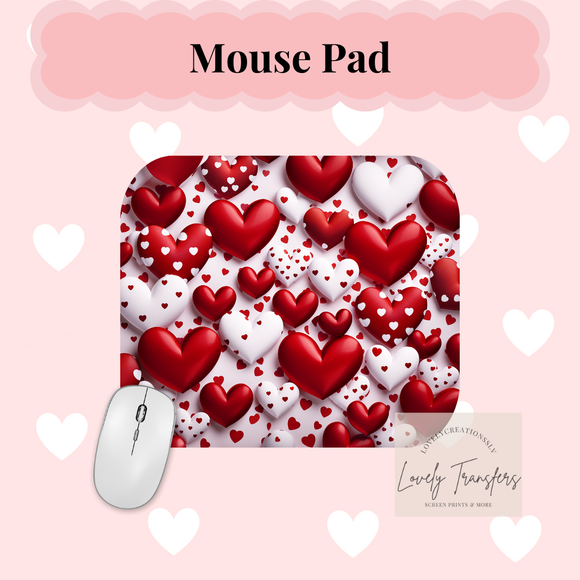 Hearts- Mouse Pad