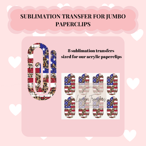 Sassy Flag Sublimation Transfer