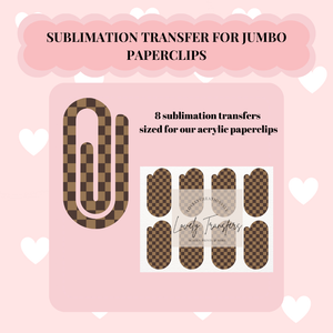 Checkered Sublimation Transfer