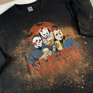 Scary Coffee Bleached Tee