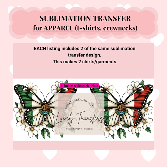 A13 - Sublimation Transfers for APPAREL