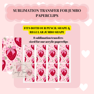 Giant Strawberries Sublimation Transfer