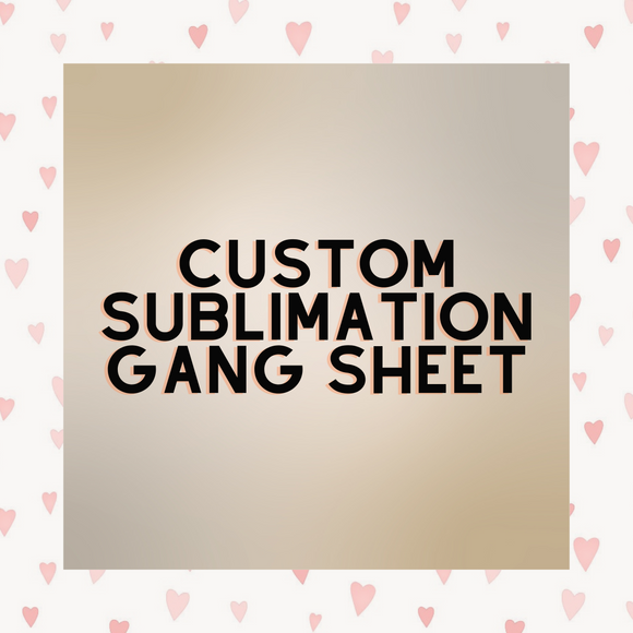Sublimation Gang Sheet - 24 x 83in