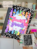 CUSTOM Grade(PRE K - FOURTH)  - Composition Notebook