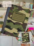 Camo- Composition Notebook