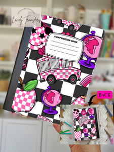 Checkered Bus- Composition Notebook