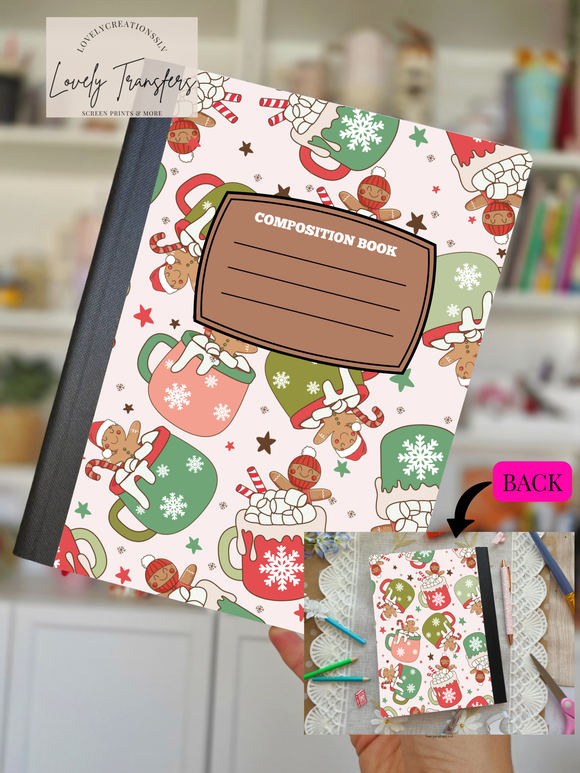 Gingerbread Cups- Composition Notebook