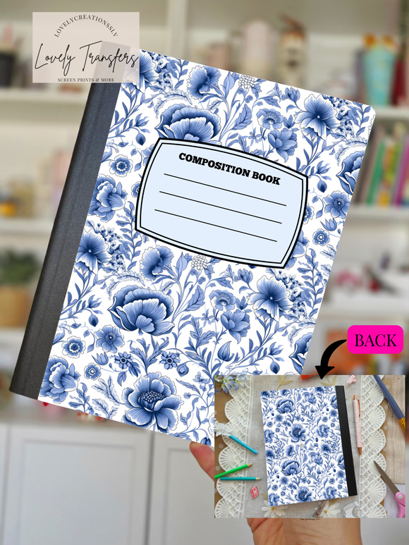 Floral- Composition Notebook