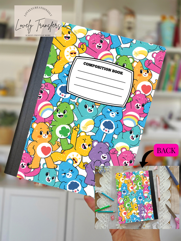 Colorful Bear - Composition Notebook