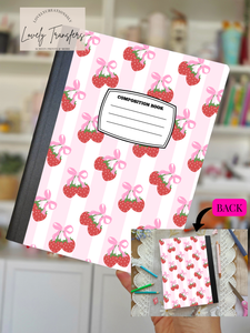 Stripped Cherries - Composition Notebook