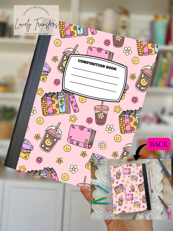 Pink Coffee - Composition Notebook