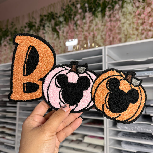 Boo -Iron On Patch