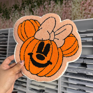 Cute Pumpkin -Iron On Patch