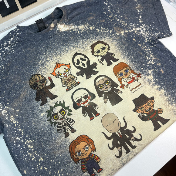 Mini Spooky Bleached Tee