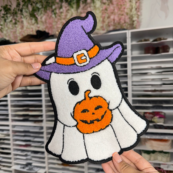 Witch Ghost -Iron On Patch