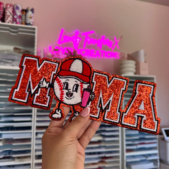 Baseball Mama-Iron On Patch