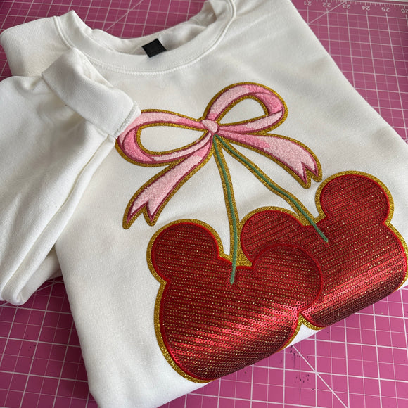 Cherry Mouse Crewneck