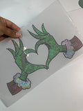 Green Hands - Spangle Transfer