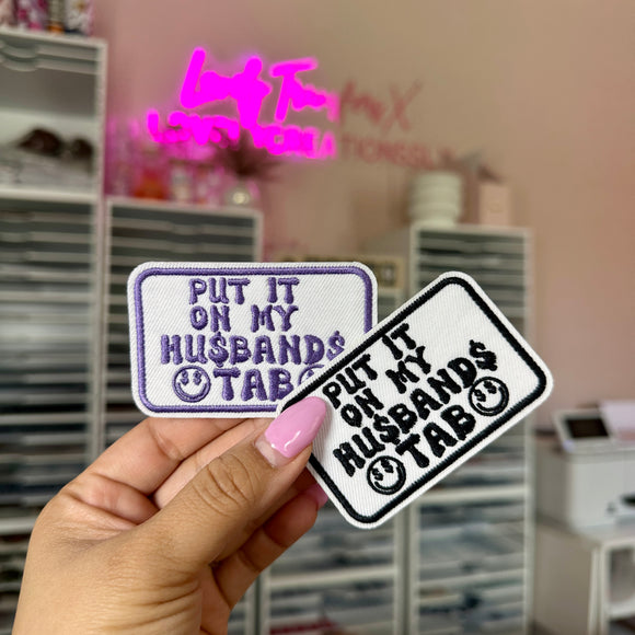 Husbands Purple OR Black-  Patch