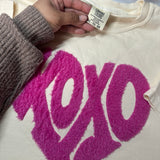 XOXO furry patch tee (SIZE Xlarge)