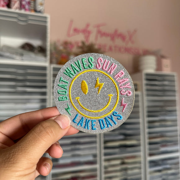 Boat Waves- Iron On Patch