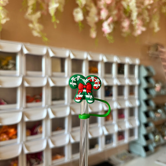 Candy Canes- Straw Topper